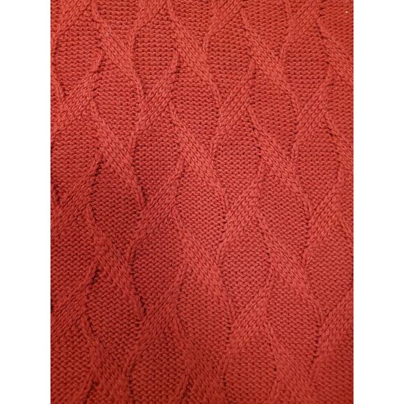 Sonoma Women's XL Red Raglan Sleeve V-Neck Sweater - Picture 8 of 8